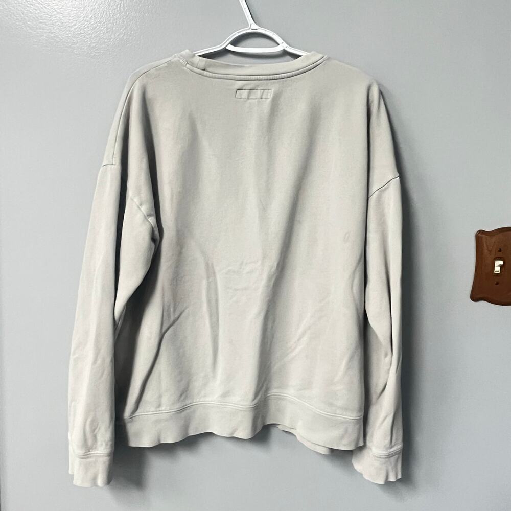 Vintage Aeropostale crewneck sweatshirt light grey size xl fall back to school - Picture 14 of 16